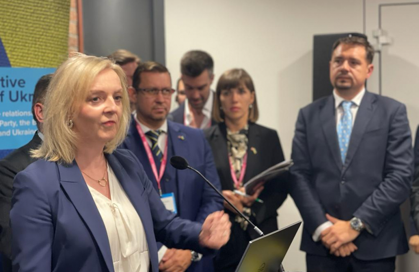 Rt. Hon. Liz Truss, Former Prime Minister, speaks at CFU reception, 2 October 2023